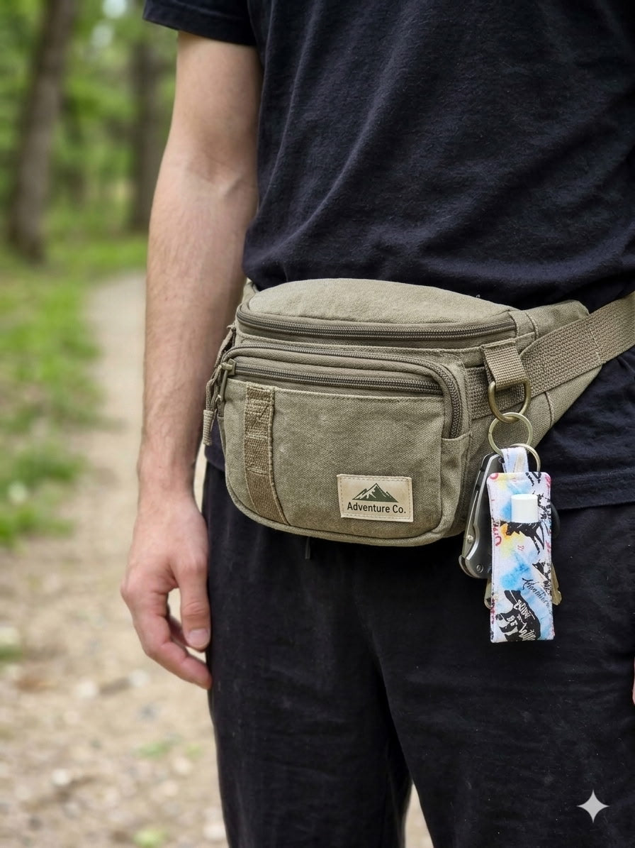 The "Homestead Classic" Fabric Chapstick Holder