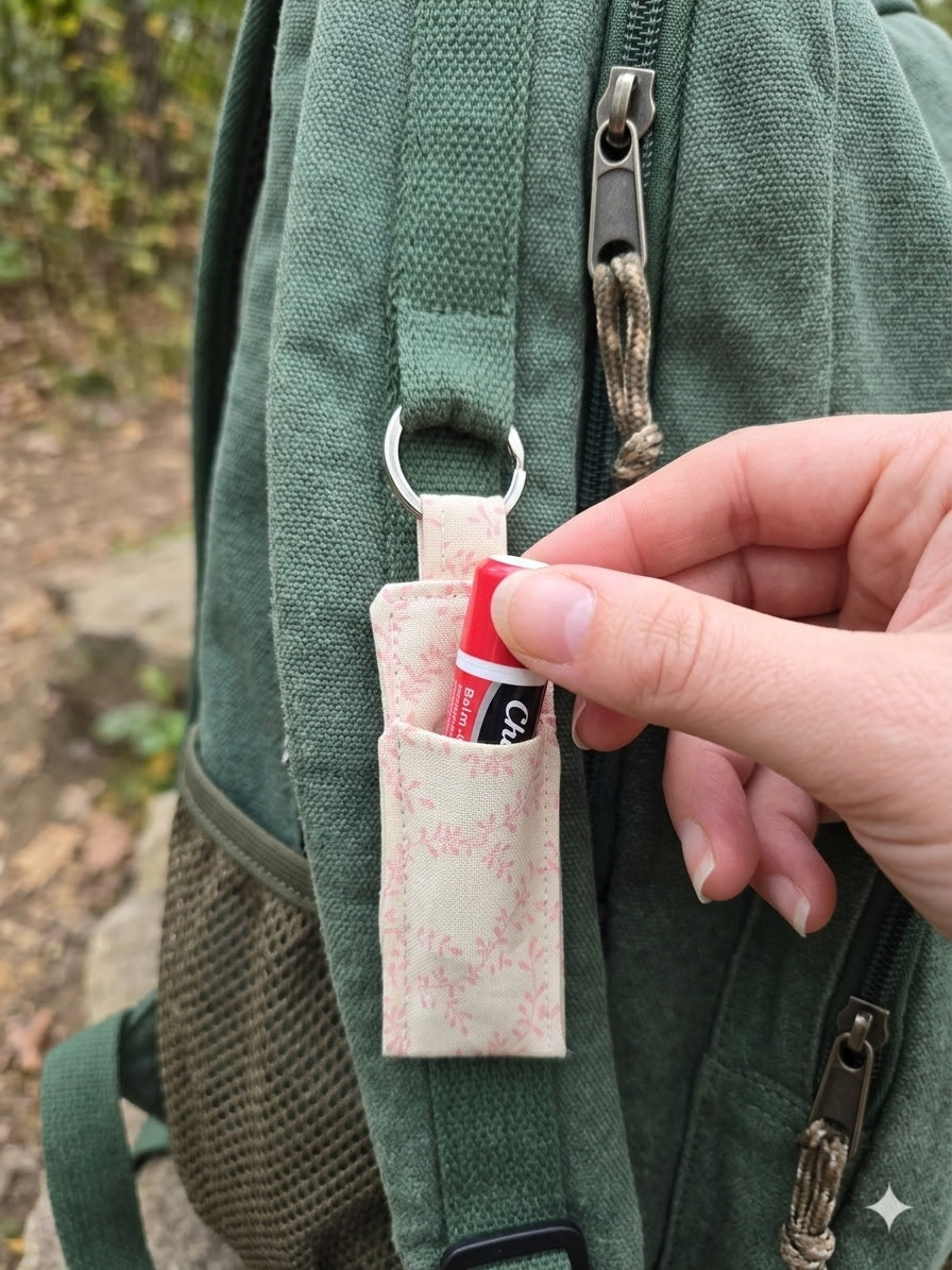 The "Homestead Classic" Fabric Chapstick Holder