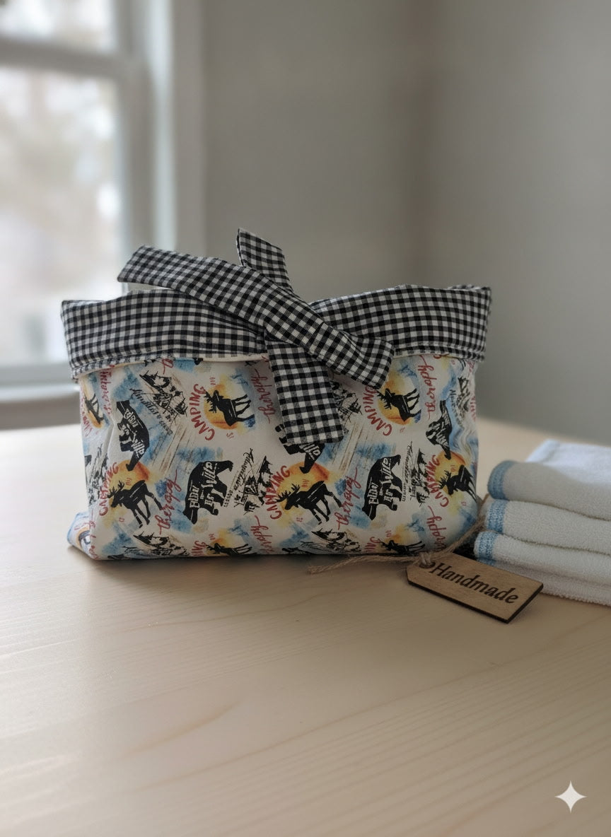 Quilted Bow Tie Sleeve (for Bibles, iPads, Small Laptops & Books)