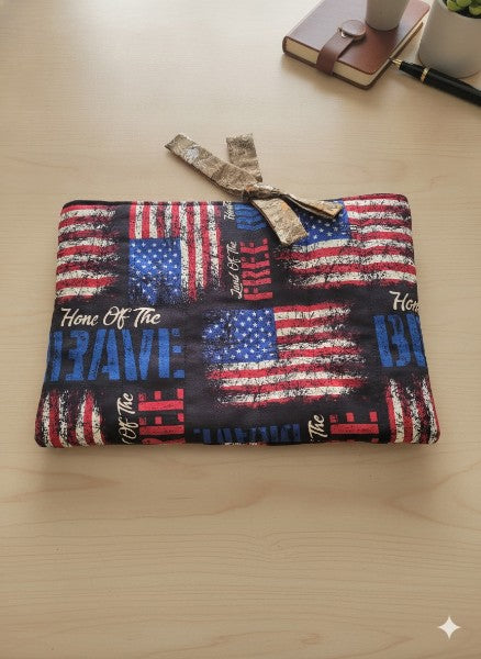 Quilted Bow Tie Sleeve (for Bibles, iPads, Small Laptops & Books)