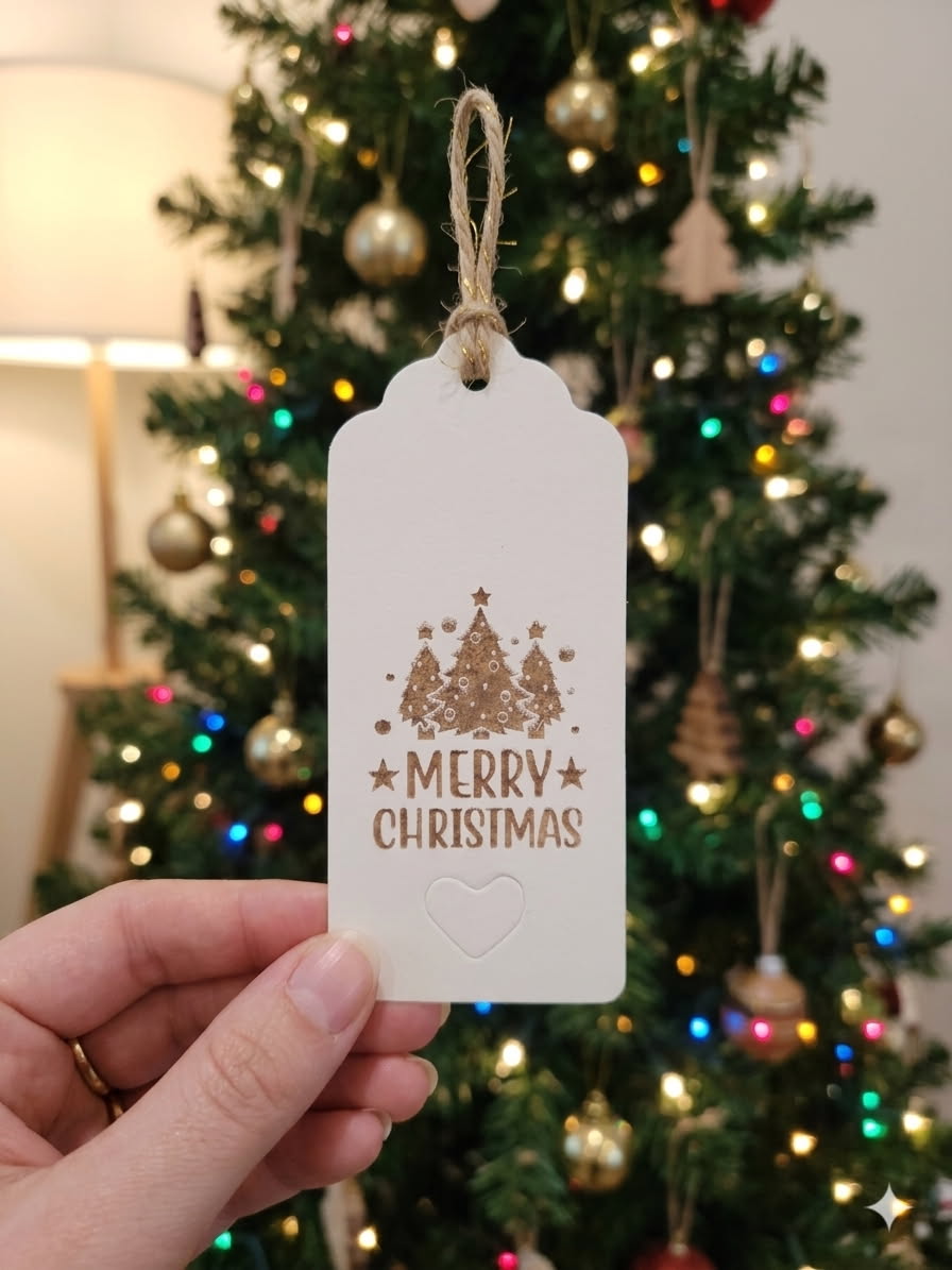 North Pole Collector's Gift Tag | Cardstock Holiday Tag