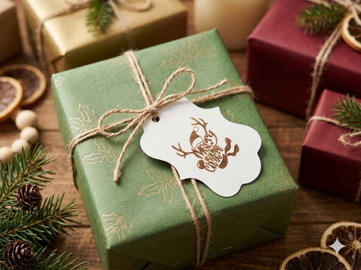 North Pole Collector's Gift Tag | Cardstock Holiday Tag