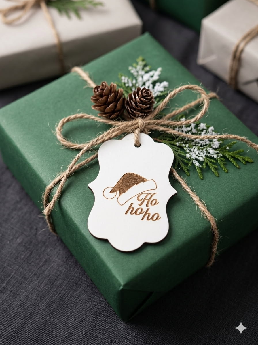 North Pole Collector's Gift Tag | Cardstock Holiday Tag