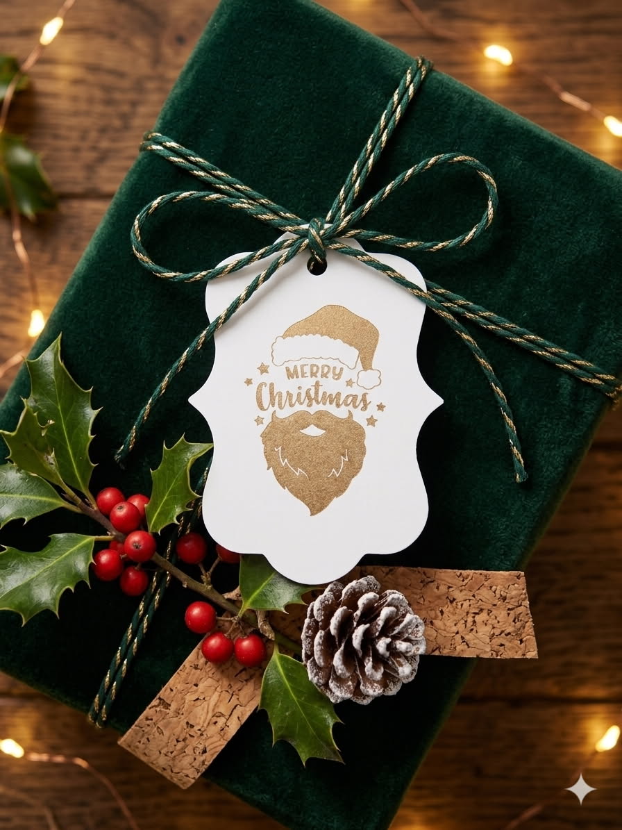 North Pole Collector's Gift Tag | Cardstock Holiday Tag
