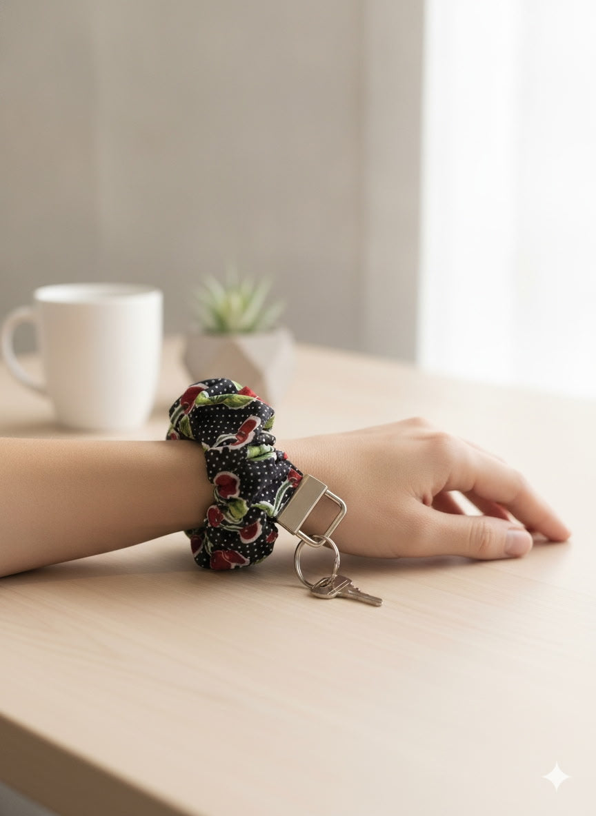 Key Fob Scrunchie Wristlets