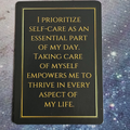 Affirmation Card styled on desk with Relax and Reflect Bundle