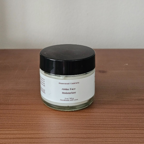 Homestead Comforts Aloha Face Moisturizer | Lightweight Daily Hydration for Healthy Glow