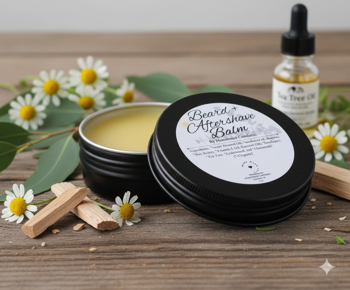A nourishing beard and aftershave balm that soothes irritation, conditions facial hair, and hydrates skin. Infused with natural botanicals to calm, protect, and leave your beard soft, smooth, and healthy.
