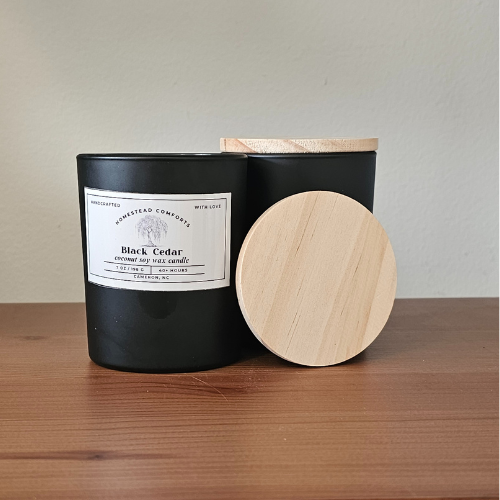 Hand-Poured Coconut Soy Candle with Wood Crackle Wick | 7 oz – Limited Edition