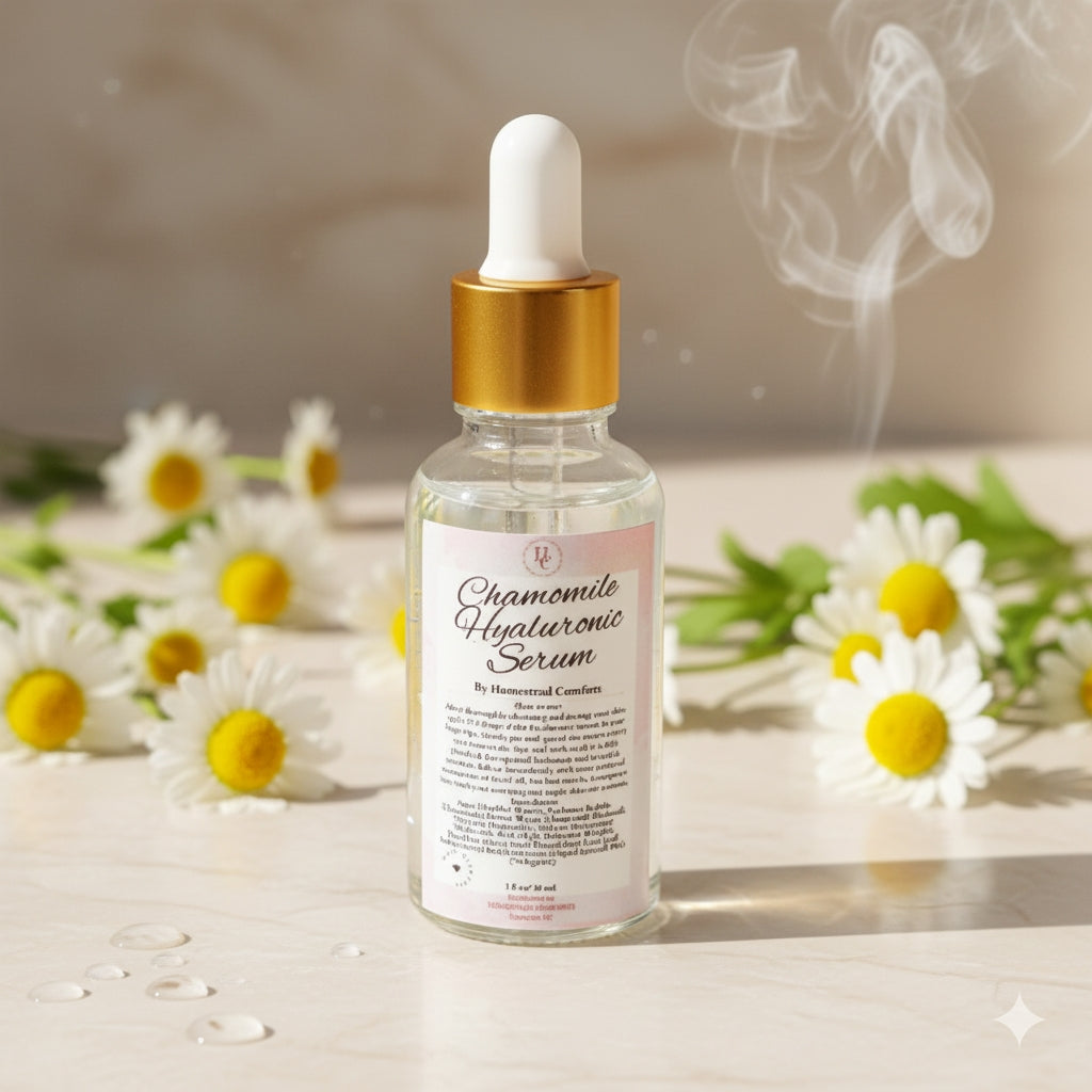 Natural Hyaluronic Acid Facial Serum | Deep Hydration for Radiant, Plump Skin, Chamomile