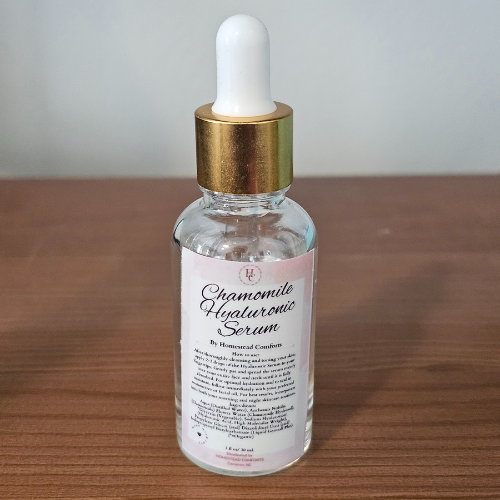 Natural Hyaluronic Acid Facial Serum | Deep Hydration for Radiant, Plump Skin, Chamomile