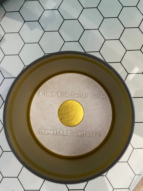 3D Printed Wick Center Guide (Marble Finish)