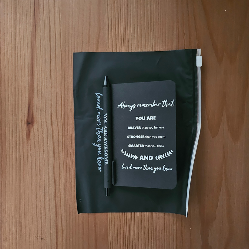 Mini Journal Gift Set | Inspirational Self-Care & Reflection Kit