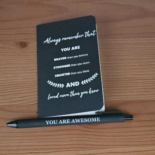 Mini Journal Gift Set | Inspirational Self-Care & Reflection Kit