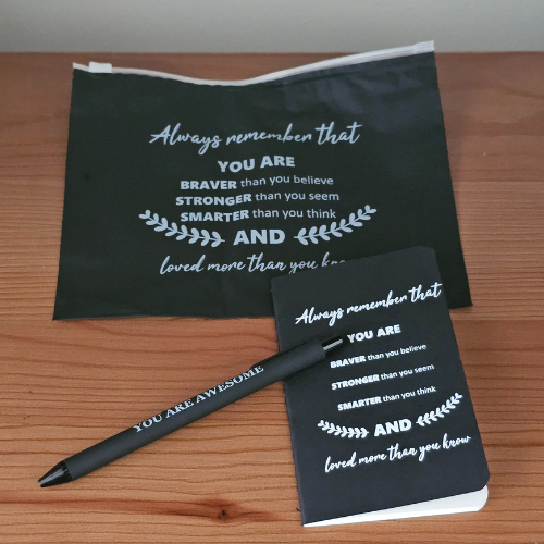 Mini Journal Gift Set | Inspirational Self-Care & Reflection Kit