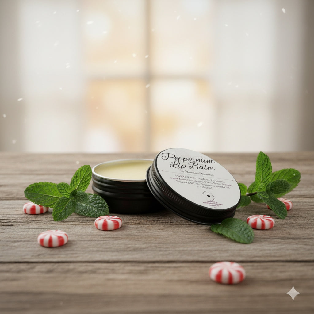 Nourishing Lip Balm – Natural Moisturizing Lip Care in Peppermint
