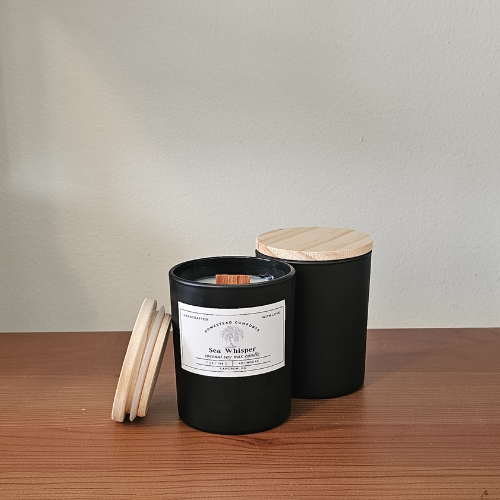 Hand-Poured Coconut Soy Candle with Wood Crackle Wick | 7 oz – Limited Edition