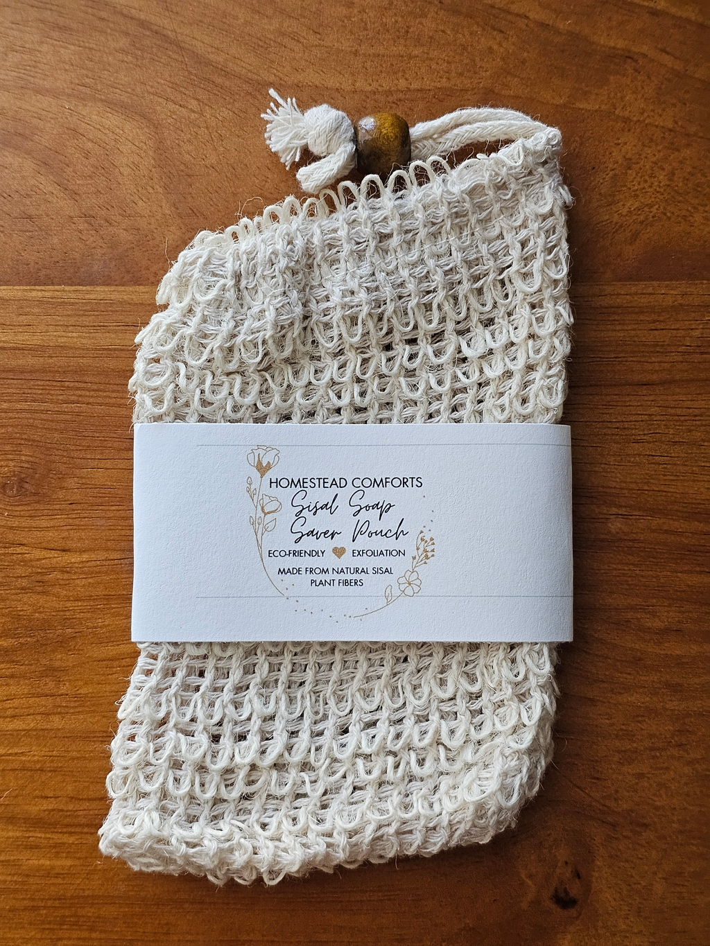 Homestead Comforts Soap Saver Pouch | Exfoliating Bag for Longer Soap Use | 