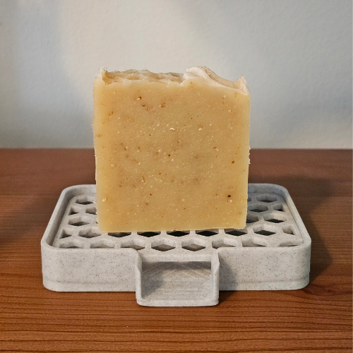 3D Printed Soap Dish | Modern Elevated Design | 2 oz