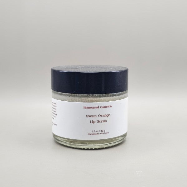 Natural Lip Sugar Scrub – Sweet Orange | Exfoliate + Hydrate
