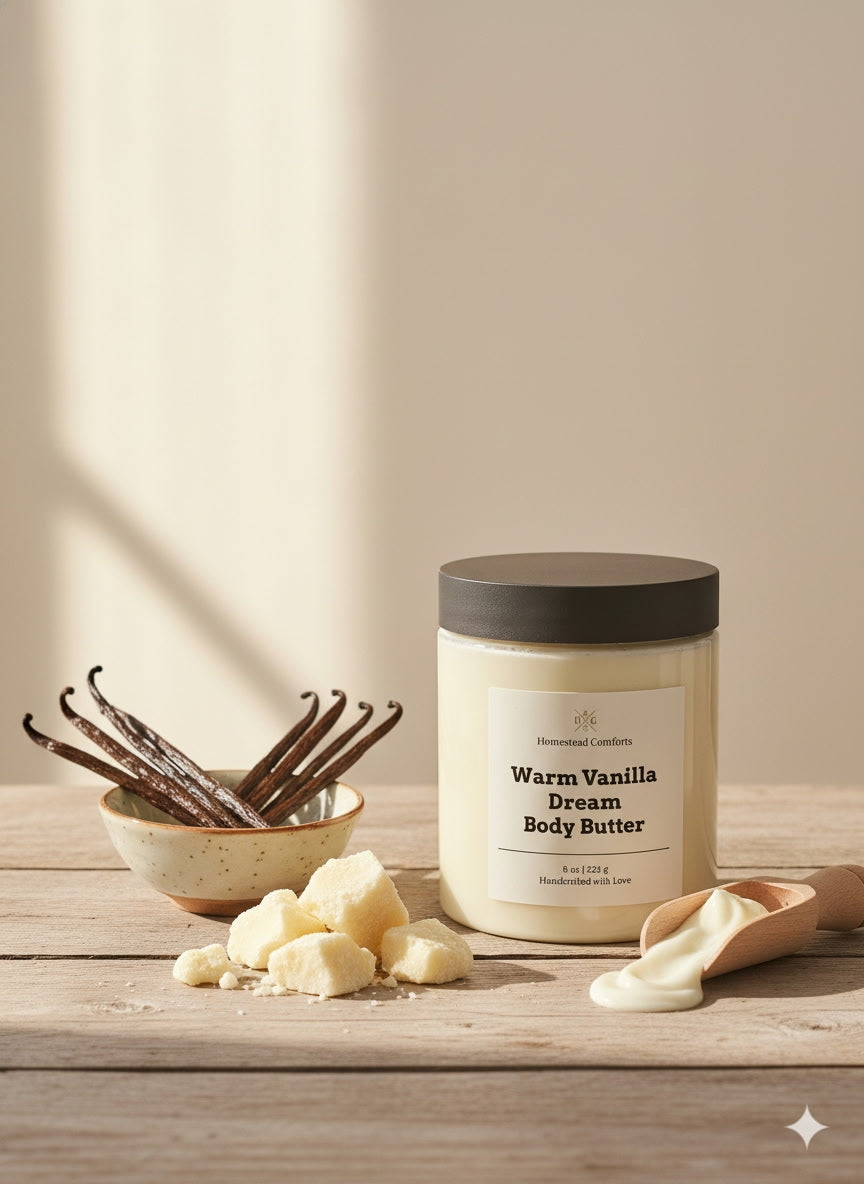 VELVET-WHIPPED | Ultra-Nourishing Body Butter | Deep Moisture + Softness | 8 oz